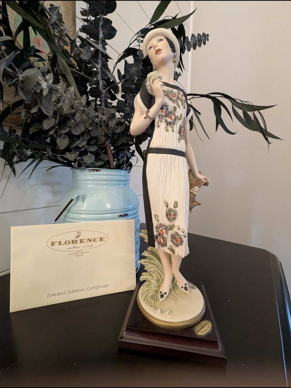 Giuseppe Armani Florence Hand-Painted Heather Limited Edition Collectorsculpture
